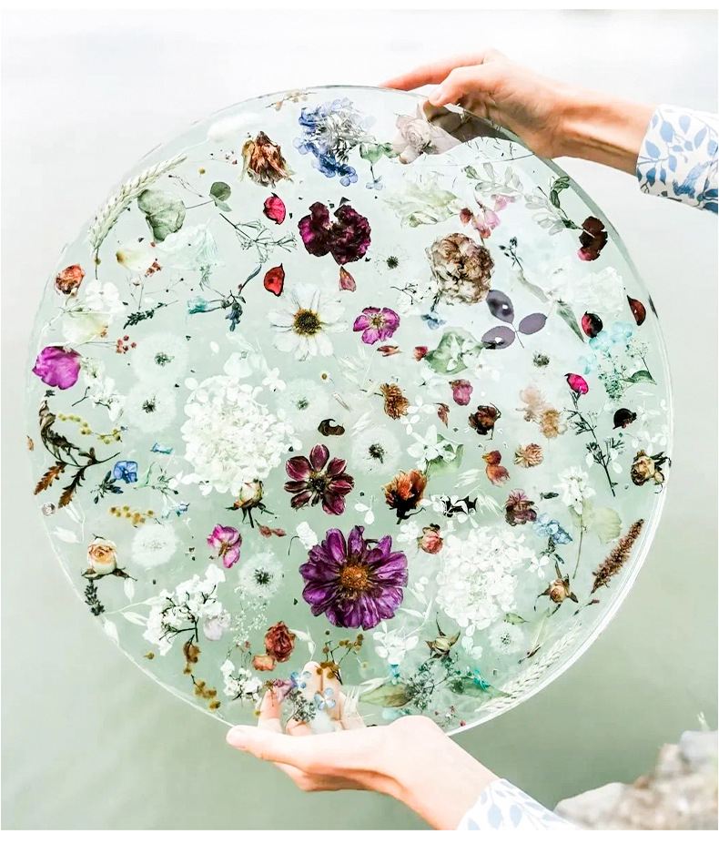 天然植物の花と葉のセットブックマーク、本物の花と樹脂の混合パ - Dried Flower Bookmark のレビューと価格