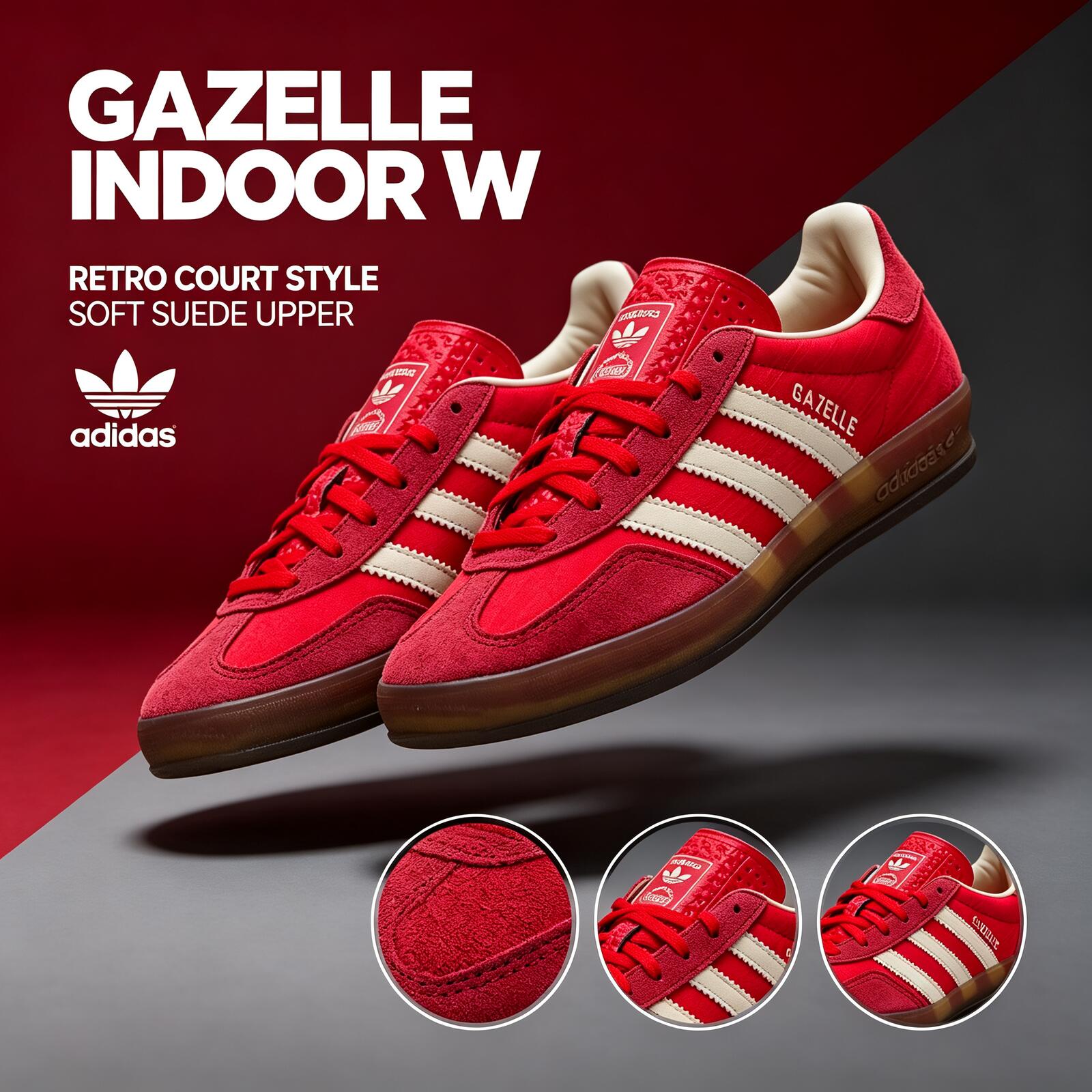 アディダス GAZELLE INDOOR W JS1411  - Adidas Shoes Gazelle のレビューと価格