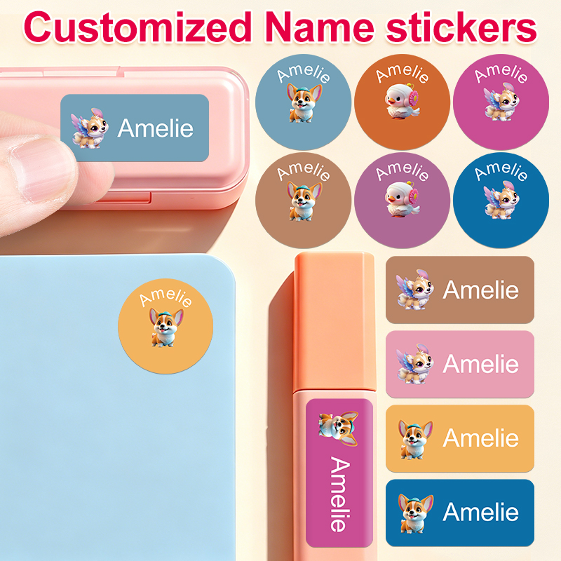 パーソナライズされた名前ラベル-収納ボックス用カスタムタグ、 - Personalized Name Box のレビューと価格