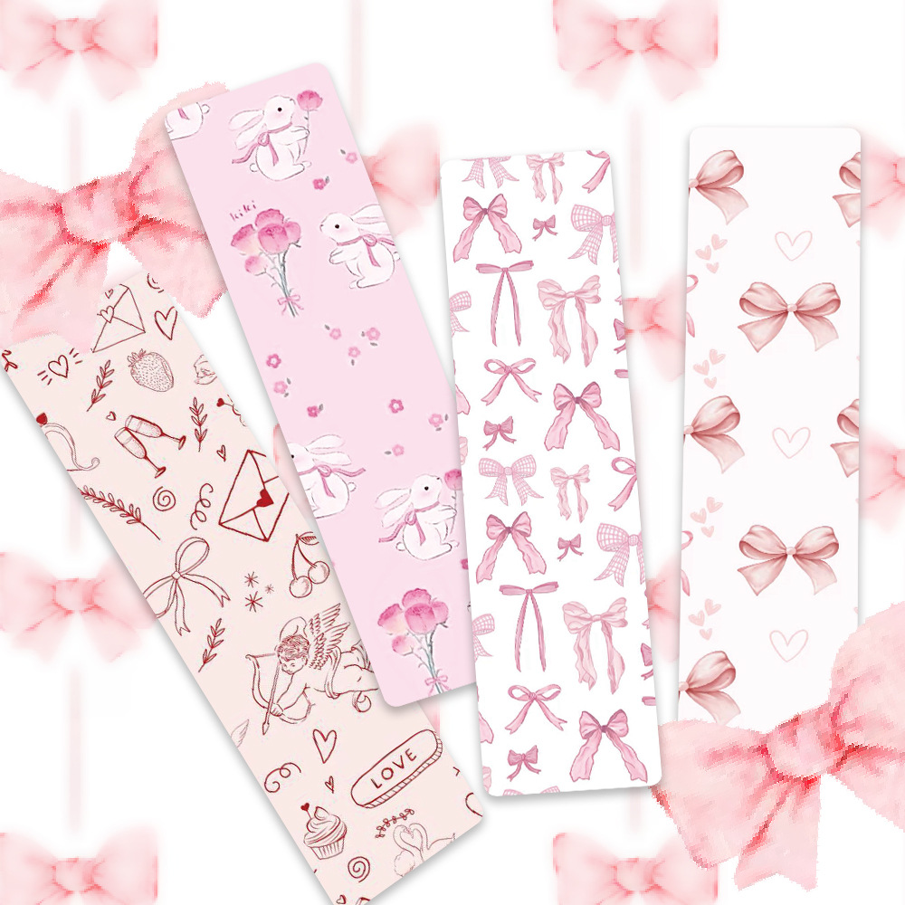 24 ピース/セットかわいい弓型ブックマーク美的ピンクチェッ - Dried Flower Bookmark のレビューと価格